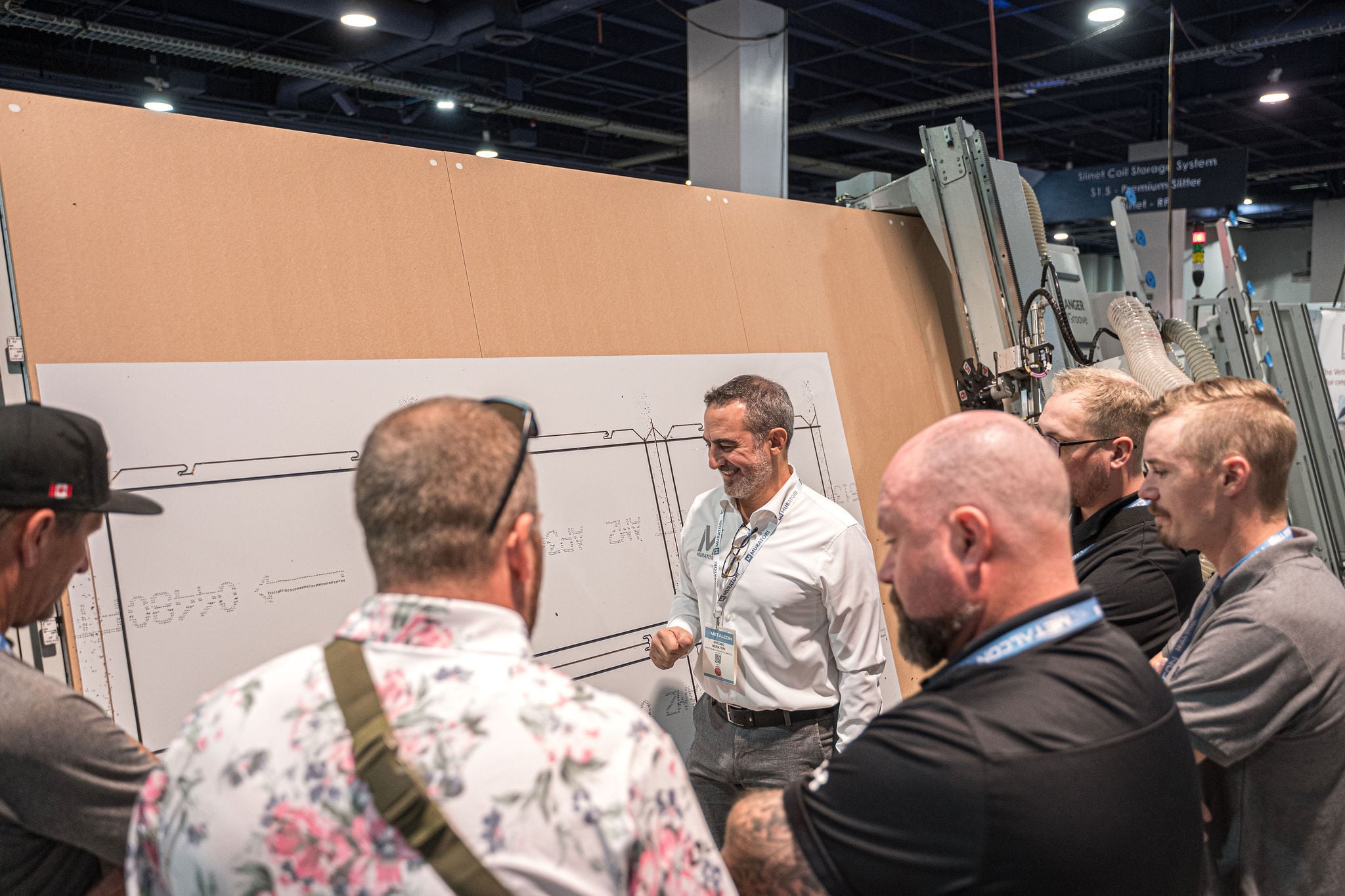 METALCON show floor activity