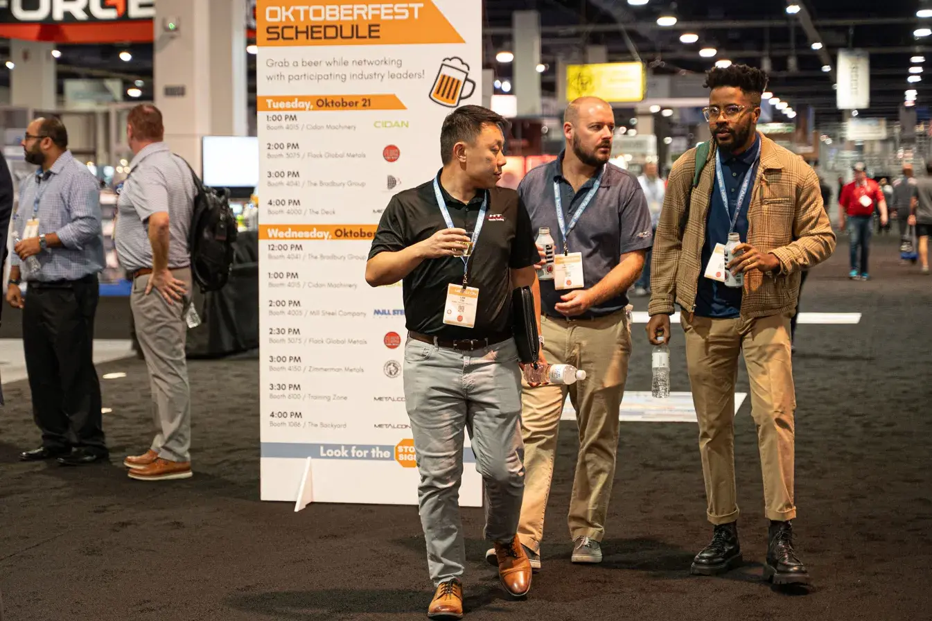 Networking at METALCON
